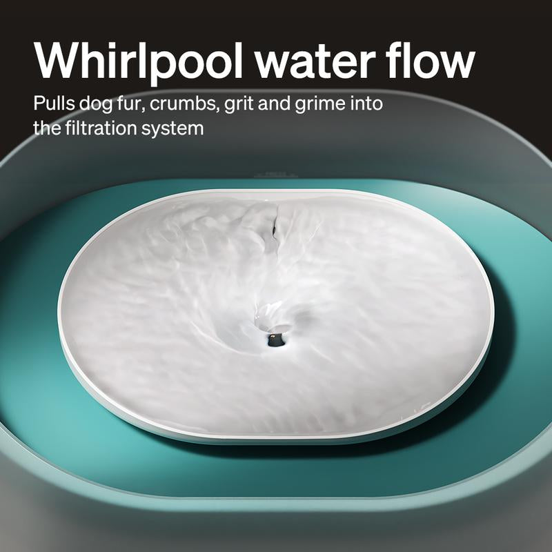 Dog Water Fountain – 2.1 Gallon Automatic Pet Dispenser for Medium & Large Dogs, Anti-Splash Design, Ultra-Quiet Pump, Easy-to-Clean Drinking Fountain
