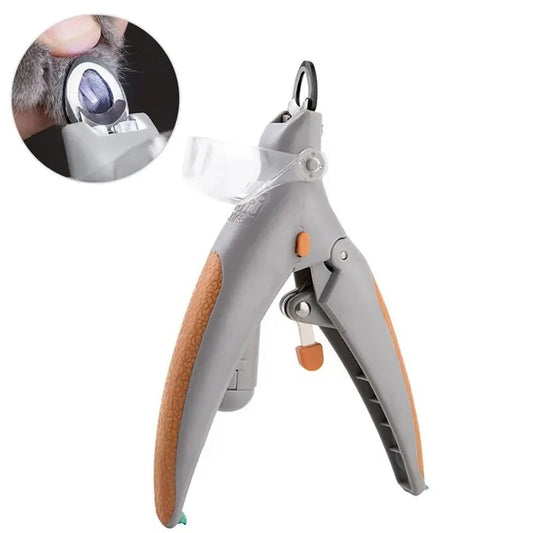 💡 LED Light Pet Nail Clipper with Magnifier – Precision Dog & Cat Nail Trimmer for Safe, Easy Grooming
