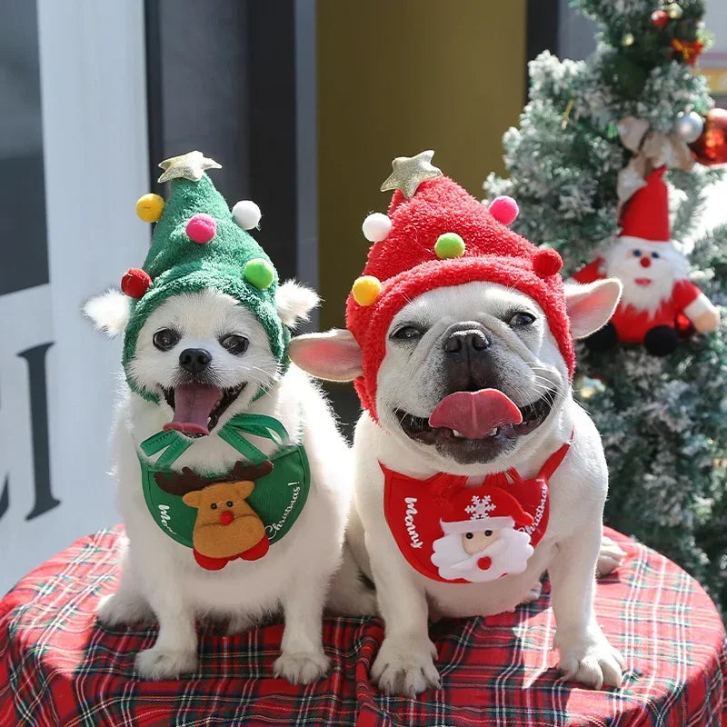 Christmas Pet Hat – Funny Santa Cap for Cats & Small Dogs | Holiday Costume, Party Outfit & Photo Props for 2025 Festive Season