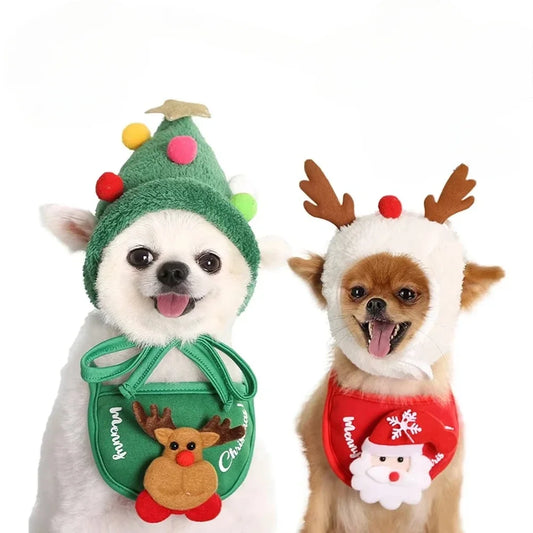 Christmas Pet Hat – Funny Santa Cap for Cats & Small Dogs | Holiday Costume, Party Outfit & Photo Props for 2025 Festive Season