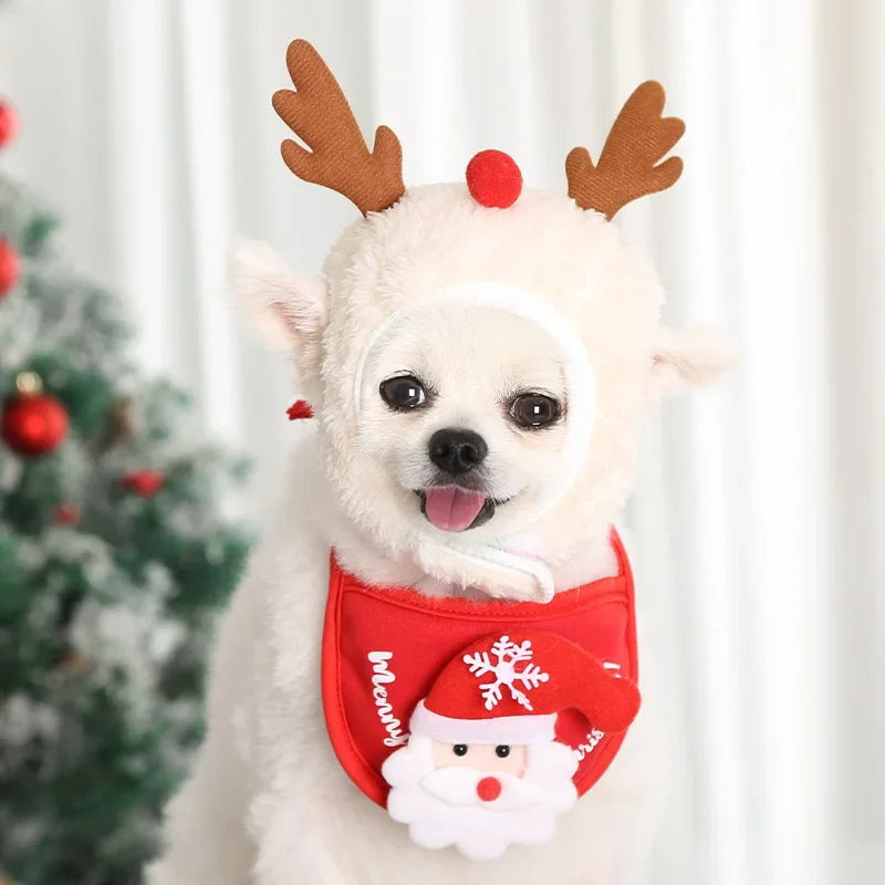 Christmas Pet Hat – Funny Santa Cap for Cats & Small Dogs | Holiday Costume, Party Outfit & Photo Props for 2025 Festive Season