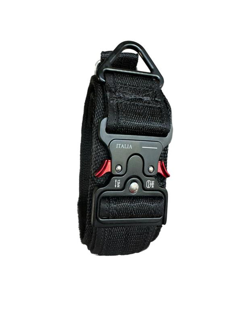Tactical Dog Collar with Heavy-Duty Handle – Adjustable Military-Grade Nylon Training Collar with Metal Buckle for Medium & Large Dogs
