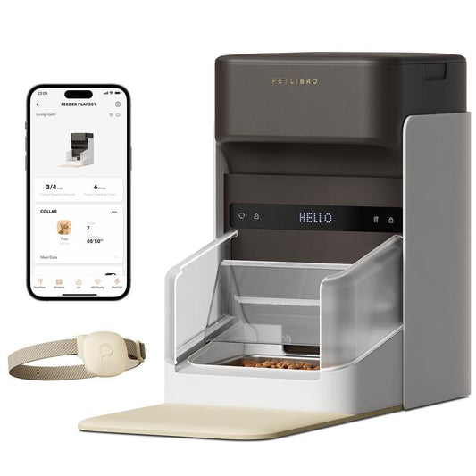 🐾 Smart RFID Automatic Cat Feeder – 5G WiFi App Control, 3L Capacity Pet Food Dispenser with Collar Tag Sensor & 1–10 Programmable Meals