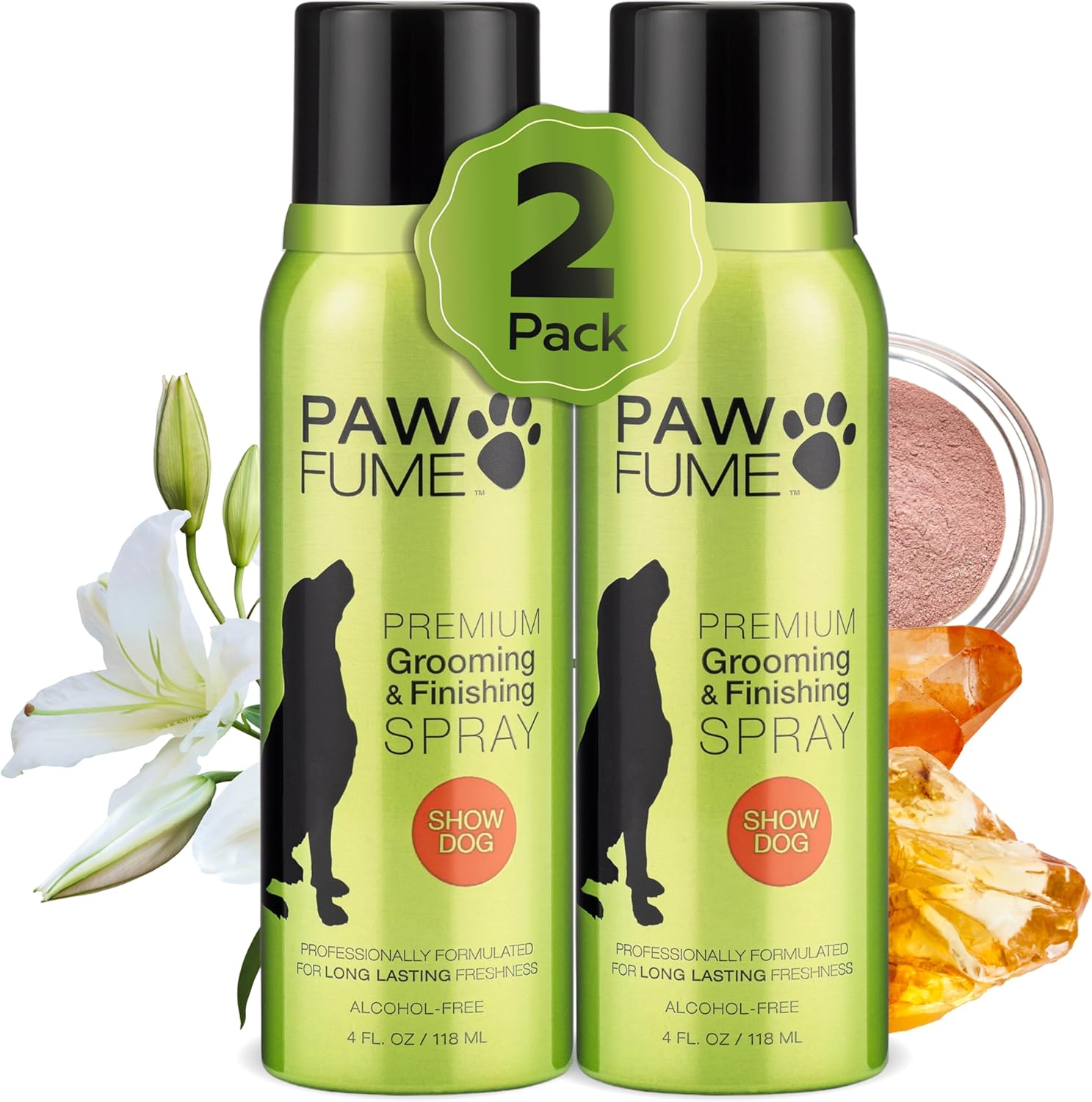 PAWFUME Dog Detangler Grooming Spray – Royal Lavender Scent | Hypoallergenic, Alcohol-Free, Moisturizing & Detangling Spray for Dogs | Long-Lasting Freshness & Coat Care