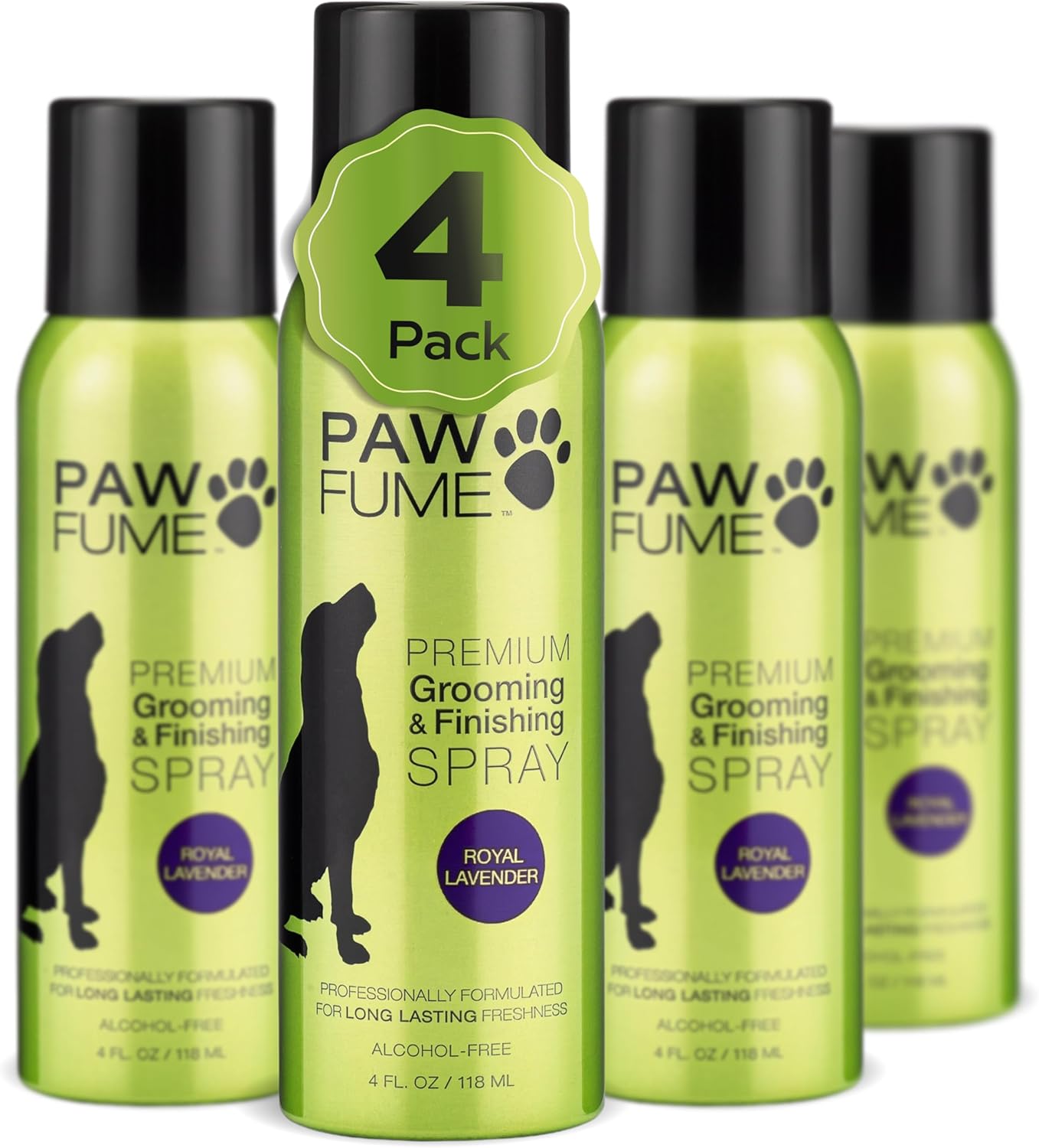 PAWFUME Dog Detangler Grooming Spray – Royal Lavender Scent | Hypoallergenic, Alcohol-Free, Moisturizing & Detangling Spray for Dogs | Long-Lasting Freshness & Coat Care