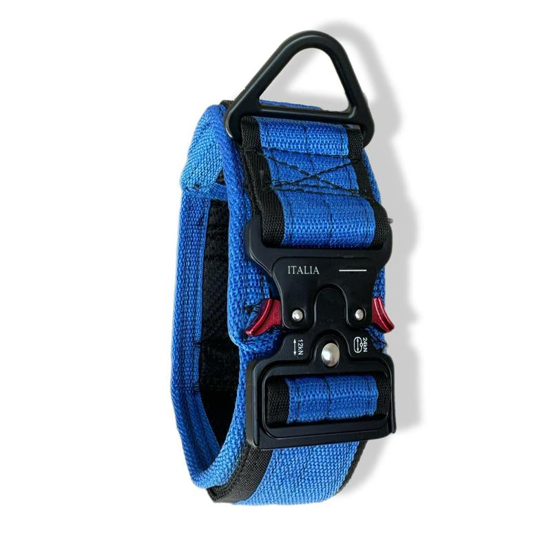 Tactical Dog Collar with Heavy-Duty Handle – Adjustable Military-Grade Nylon Training Collar with Metal Buckle for Medium & Large Dogs