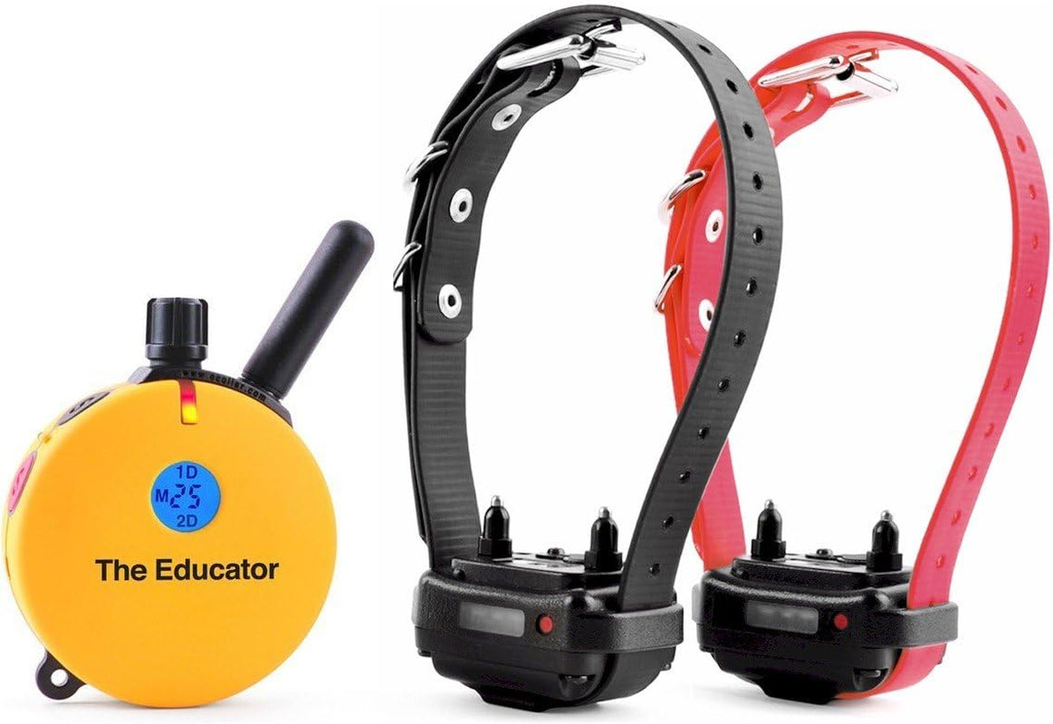 E-Collar Dog Training Collar – Humane Remote Trainer with Finger Clicker, Tone & Light, 1/2 Mile Range