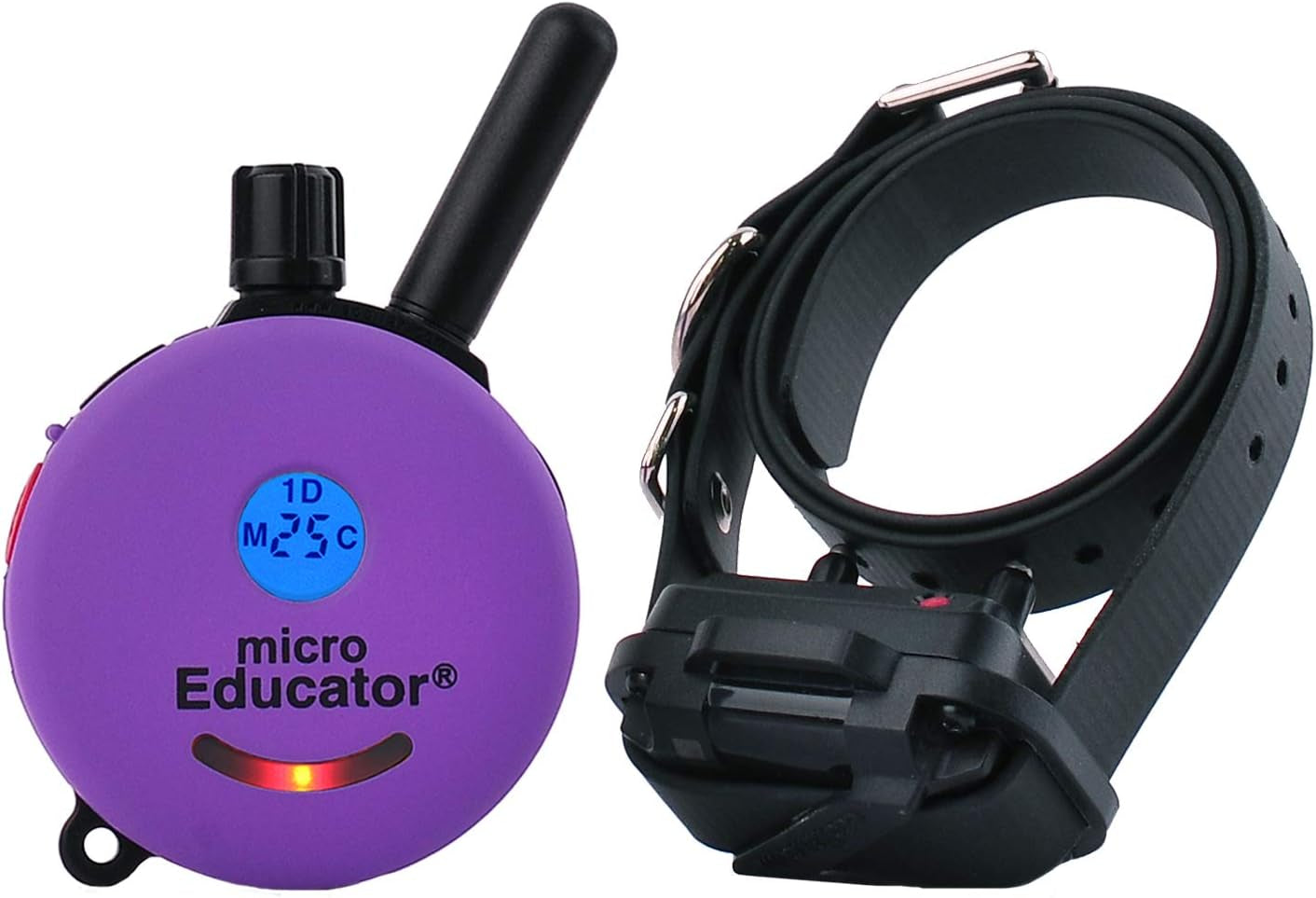 E-Collar Dog Training Collar – Humane Remote Trainer with Finger Clicker, Tone & Light, 1/2 Mile Range