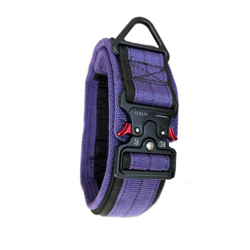 Tactical Dog Collar with Heavy-Duty Handle – Adjustable Military-Grade Nylon Training Collar with Metal Buckle for Medium & Large Dogs