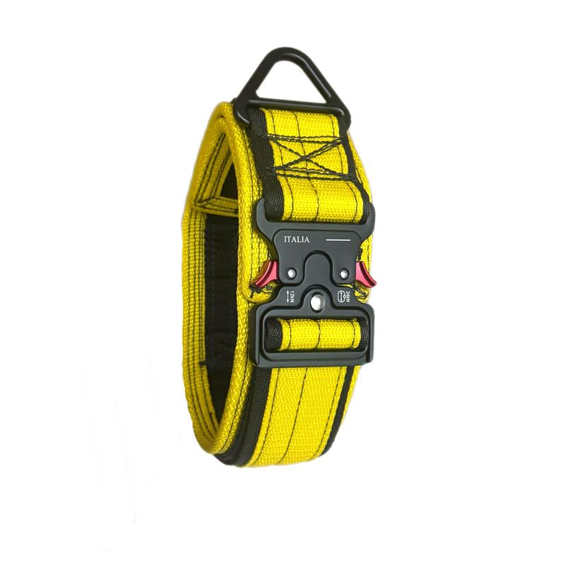Tactical Dog Collar with Heavy-Duty Handle – Adjustable Military-Grade Nylon Training Collar with Metal Buckle for Medium & Large Dogs