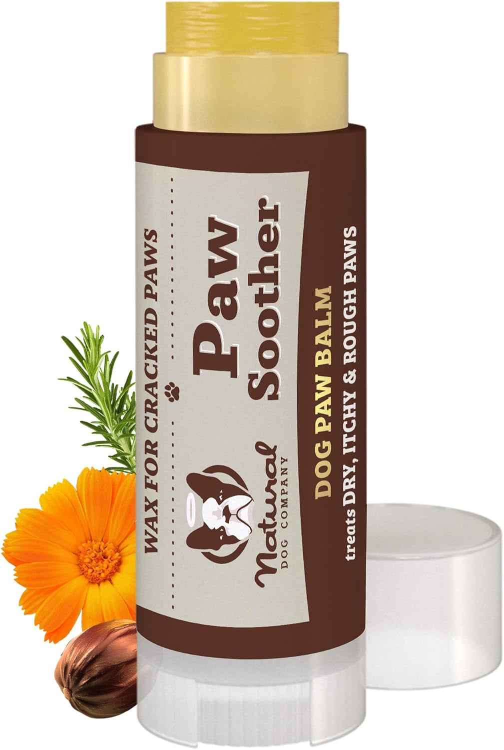 Dog Paw Balm – Moisturizing Paw Protector Stick for Dry, Cracked Pads, Weather Protection & Itch Relief