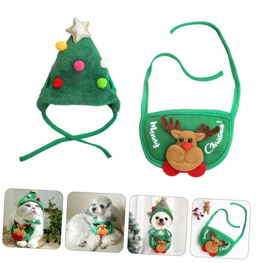 Christmas Pet Hat – Funny Santa Cap for Cats & Small Dogs | Holiday Costume, Party Outfit & Photo Props for 2025 Festive Season