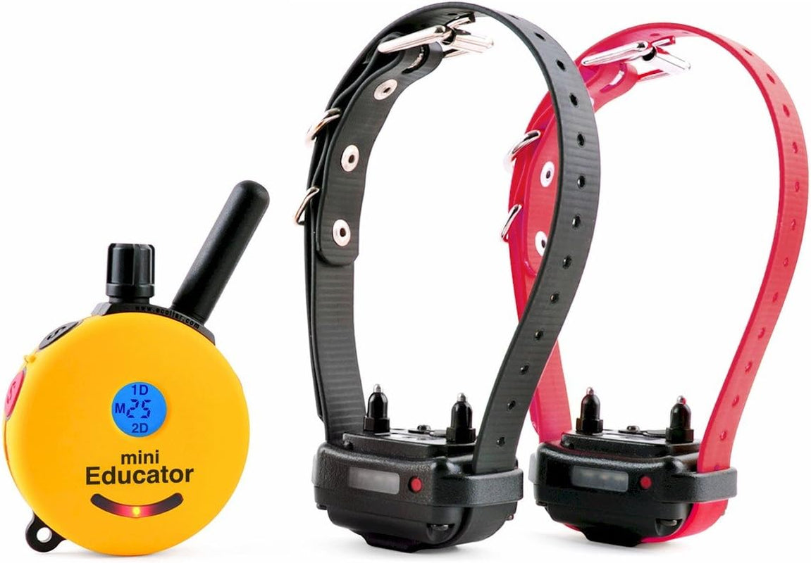 E-Collar Dog Training Collar – Humane Remote Trainer with Finger Clicker, Tone & Light, 1/2 Mile Range