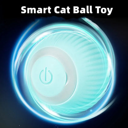 Smart Interactive Cat Toy Ball – Automatic Rolling Magic Ball for Indoor Play & Entertainment