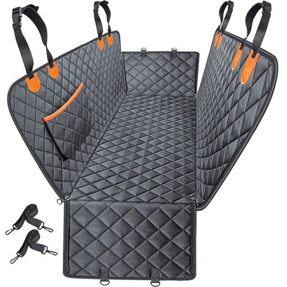 Universal Rear Seat Pet Car Cover – Waterproof, Durable, Scratch-Proof Protection for Dogs