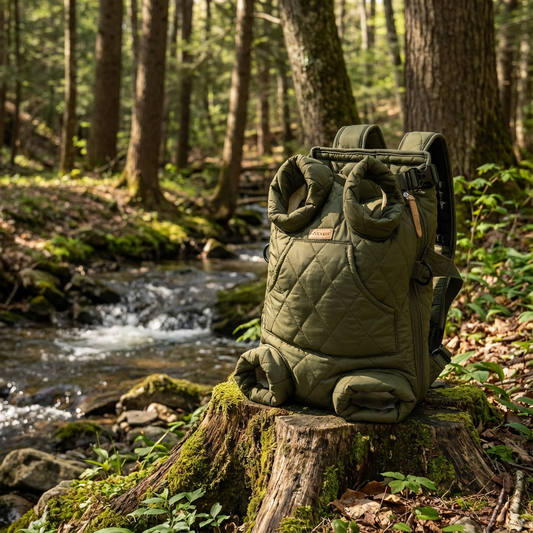 Winter Warm Pet Backpack Carrier – Hands-Free, Windproof Travel Bag for Small Dogs & Cats