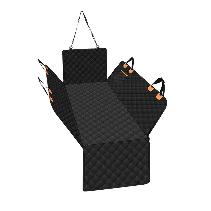 Universal Rear Seat Pet Car Cover – Waterproof, Durable, Scratch-Proof Protection for Dogs