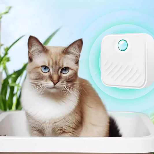 Smart Cat Litter Box Odor Purifier – Automatic Pet Toilet Deodorizer & Air Freshener