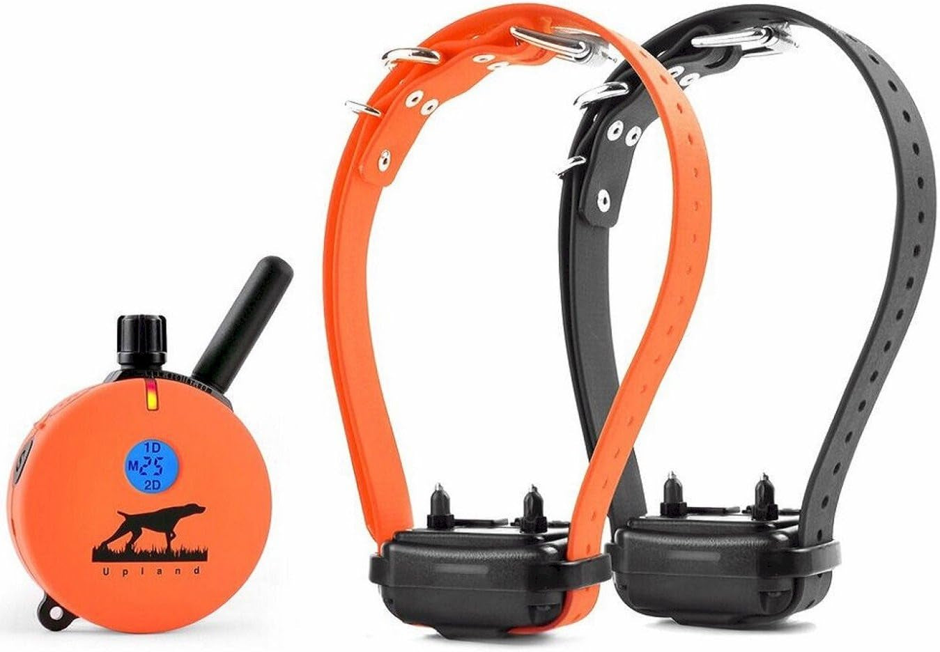 E-Collar Dog Training Collar – Humane Remote Trainer with Finger Clicker, Tone & Light, 1/2 Mile Range