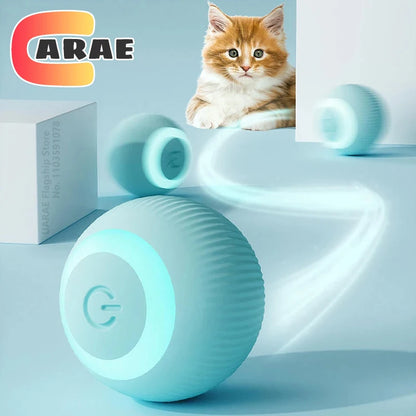 Automatic Smart Rolling Ball for Cats – Electric Interactive Toy, Rechargeable & LED