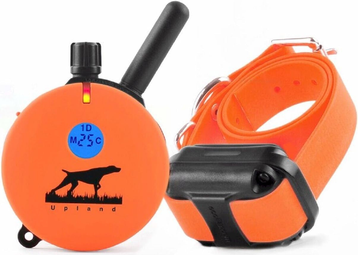 E-Collar Dog Training Collar – Humane Remote Trainer with Finger Clicker, Tone & Light, 1/2 Mile Range