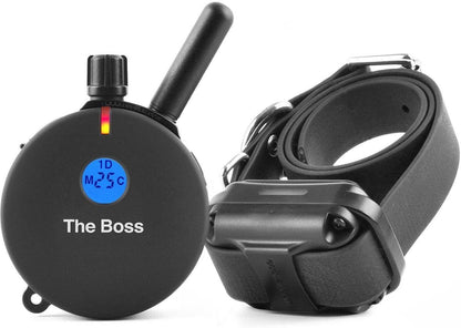 E-Collar Dog Training Collar – Humane Remote Trainer with Finger Clicker, Tone & Light, 1/2 Mile Range