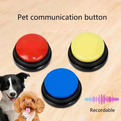 🐶 Dog Communication Buttons – 6-Piece Voice Recording Set for Pet Training