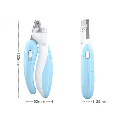 Professional Pet Nail Clippers with LED Light – Safe Grooming Scissors for Dogs, Cats & Small Animals
