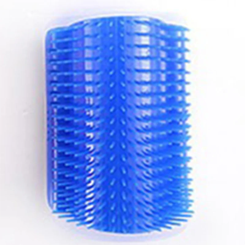 Cat Corner Grooming Brush & Massager with Catnip – Self-Grooming & Enrichment Tool for Cats