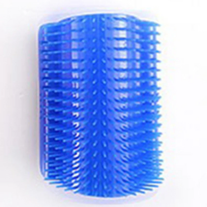 Cat Corner Grooming Brush & Massager with Catnip – Self-Grooming & Enrichment Tool for Cats