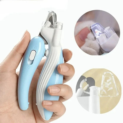 Professional Pet Nail Clippers with LED Light – Safe Grooming Scissors for Dogs, Cats & Small Animals