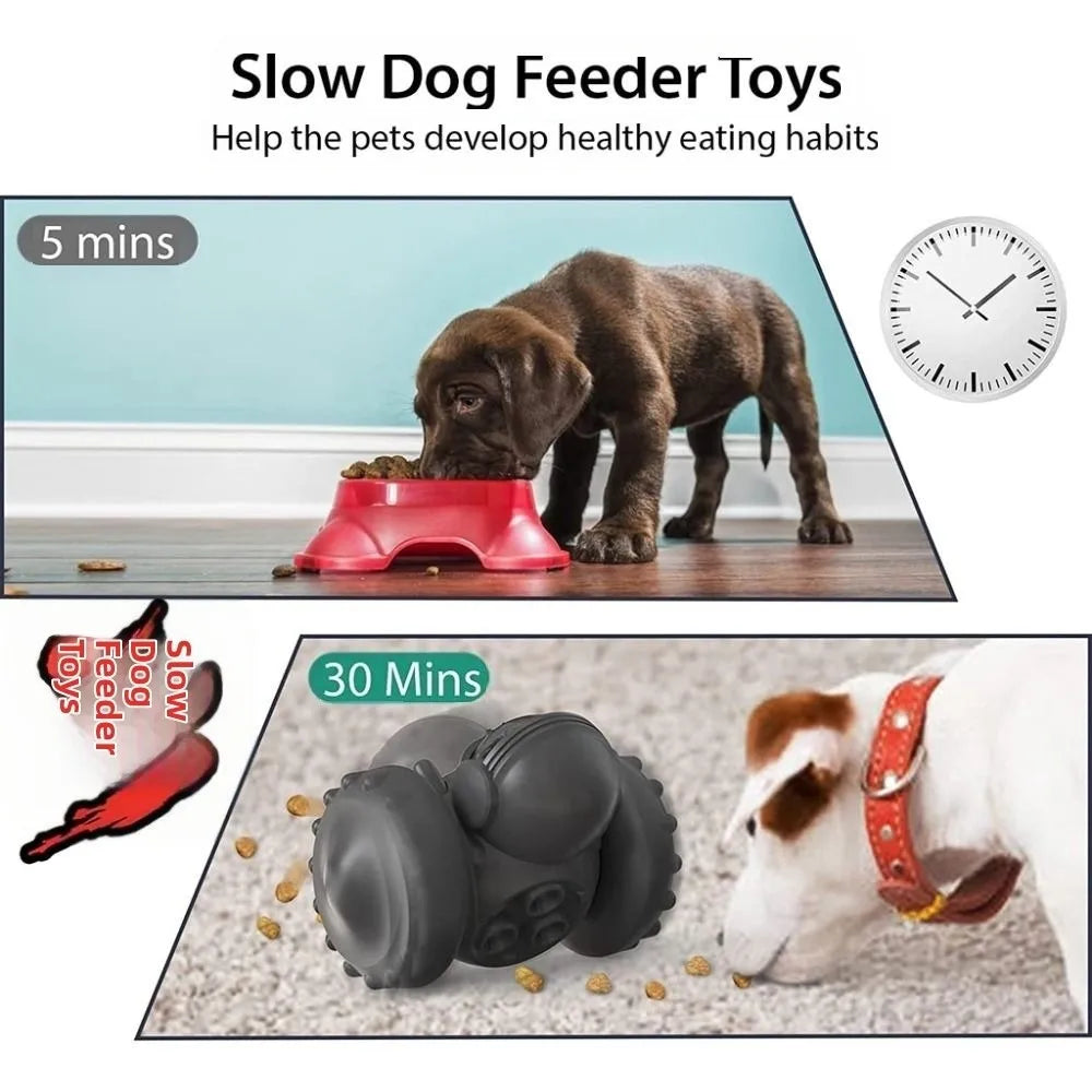 ⭐ Dog Treat Leaking Tumbler Toy – Interactive Slow Feeder & IQ Training for Dogs & Cats