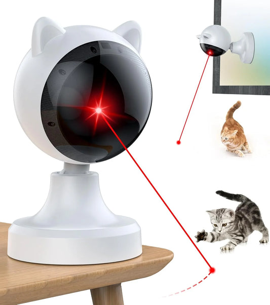 Automatic Interactive Laser Toy for Cats and Dogs - Perfect for Indoor Play, Engaging Entertainment, and Exercise