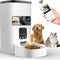 Automatic Pet Feeder with 6L Capacity, 1080P Camera, App Control, Voice Recording, Timed Feeding, Dual Power Supply, and WiFi Connectivity for Cats and Dogs