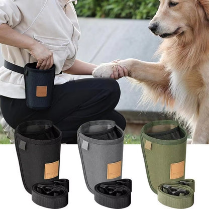 Dog Training Treat Bag – Large Capacity Reward Pouch with Waist Clip for Puppies & Dogs