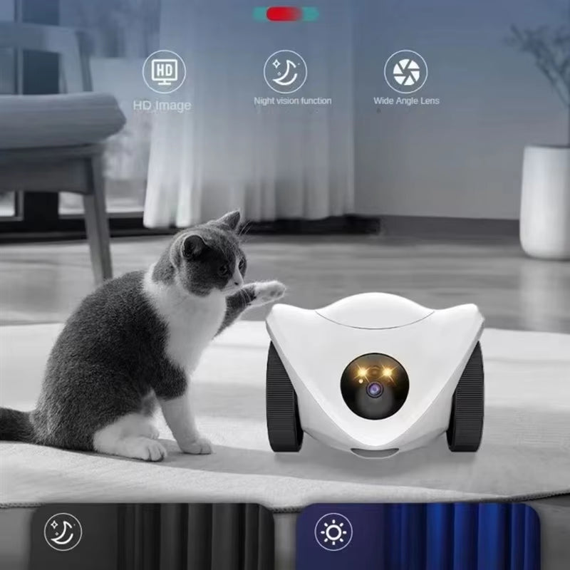 Smart Automatic Pet Feeder with 1080P HD Camera – WiFi Interactive Dog & Cat Food Dispenser