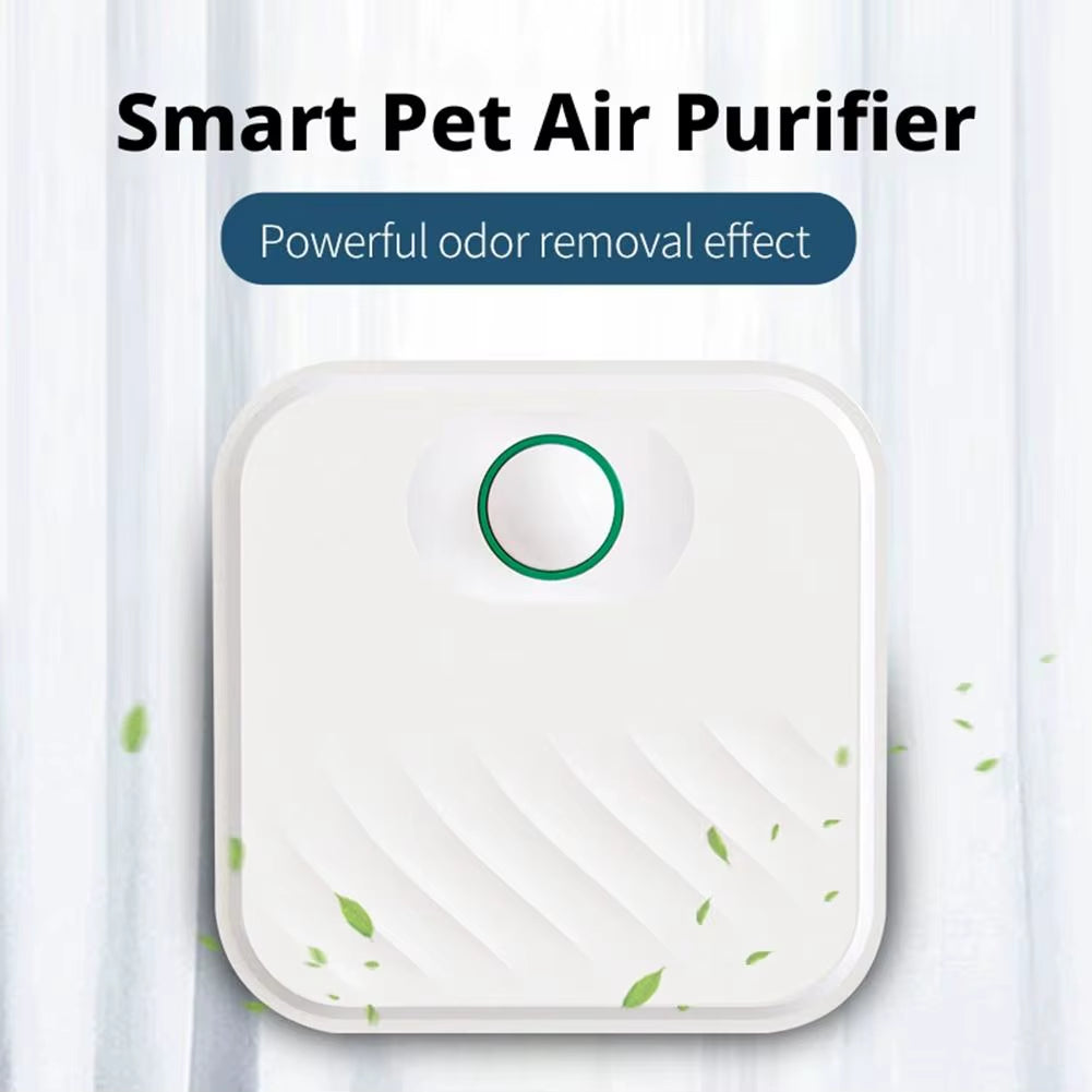 Smart Cat Litter Box Odor Purifier – Automatic Pet Toilet Deodorizer & Air Freshener