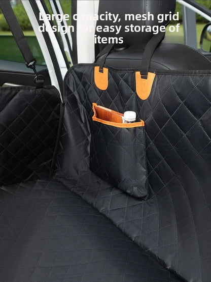 Universal Rear Seat Pet Car Cover – Waterproof, Durable, Scratch-Proof Protection for Dogs